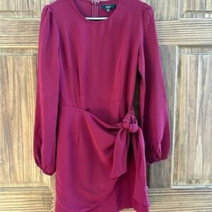 Lulu's Long Sleeve Dress with tie